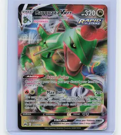 Pokemon TCG Rayquaza VMAX Crown Zenith Holo Ultra Rare Card 101/159 (NM) - Image 1