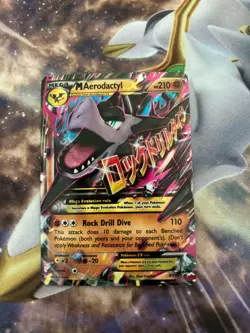 Pokemon TCG M Mega Aerodactyl EX XY98 HP Card - Image 1