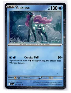 Suicune (Cosmos Holo) Rare Miscellaneous Cards & Products 026/094 Holo LP-NM - Image 1