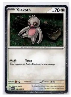 Slakoth (Cosmos Holo) Miscellaneous Cards & Products 160/193 LP-NM - Image 1