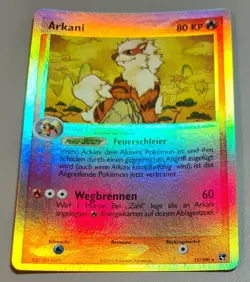 Arkani # 15/100 Reverse Holo EX Sandsturm 2003 Pokemon Deutsch Near Mint Vintage - Image 1