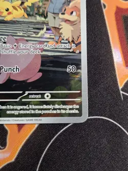 Pokemon Pikachu 173/165 Scarlet & Violet 151 Illustration Rare Full Art Holo - Image 2