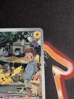 Pokemon Pikachu 173/165 Scarlet & Violet 151 Illustration Rare Full Art Holo - Image 5