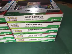 (10) Pokemon TCG First Partner Illustration Collection Boxes Lot X10 BRAND NEW - Image 3