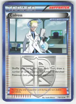 Colress 118/135 Uncommon Plasma Storm Pokemon MP - Image 1