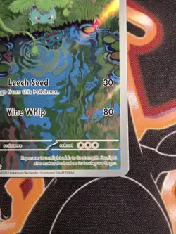 Pokemon Ivysaur 167/165 Scarlet & Violet 151 Illustration Rare Full Art Holo - Image 2