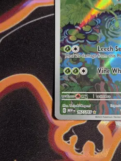 Pokemon Ivysaur 167/165 Scarlet & Violet 151 Illustration Rare Full Art Holo - Image 3