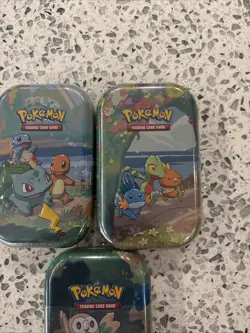Pokemon TCG 25th Celebrations D21 Celebrations Mini Tins Lot 3x New Sealed Kanto - Image 3