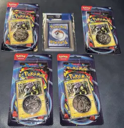 Pokemon Blister Packs X4 Mega Evolution & Phantasmal Flames W/ Bonus PSA Slab - Image 1