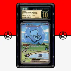 Pokemon CGC 10 PRISTINE Mew ex 347/190 Shiny Treasure sv4a Bubble PSA Japanese - Image 1