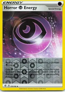 Horror Energy 172/192 Rebel Clash Uncommon NM Pokemon TCG - Image 1