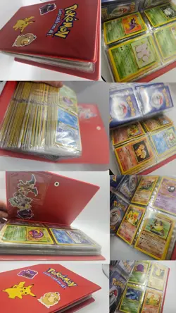 Vintage Pokemon Binder Lot WOTC 1st Ed Base Jungle Fossil Old Collection 🔥 Base - Image 1