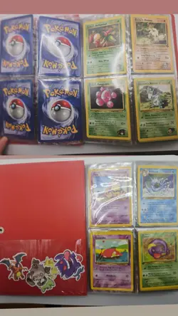 Vintage Pokemon Binder Lot WOTC 1st Ed Base Jungle Fossil Old Collection 🔥 Base - Image 3