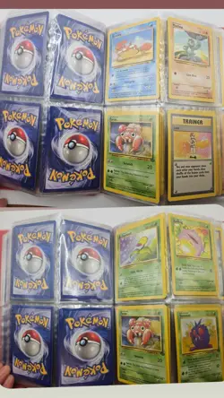 Vintage Pokemon Binder Lot WOTC 1st Ed Base Jungle Fossil Old Collection 🔥 Base - Image 5