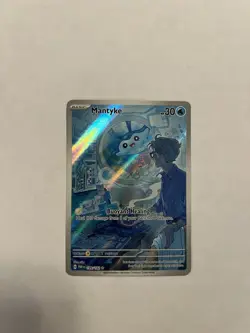 Pokemon TCG Mantyke 189/182 Illustration Rare Paradox Rift NM/M - Image 3