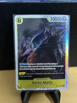 One Piece TCG Gecko Moria OP14-104 SR Azure Sea's Seven - Image 1