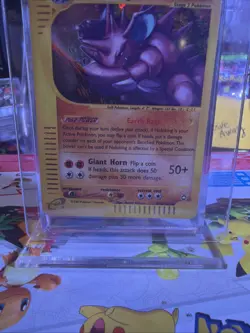 Nidoking - H18/H32 - Pokemon Aquapolis Holo Rare Card “VERY CLEAN” - Image 3