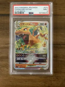 Pokemon TCG Charizard VSTAR Crown Zenith Holo Ultra Rare Card 019/159 PSA 9 Mint - Image 1