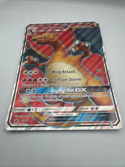 Charizard GX - (SM Black Star Promos) SM60 Jumbo Card Holo Light damaged - Image 2