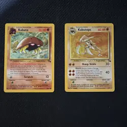 Kabutops Fossil Edition Holo 9/62 Pokemon Card - Image 1