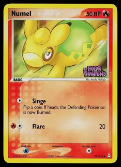 Pokemon Card - Numel Holon Phantoms 72/110 Reverse Holo Stamped - Image 1