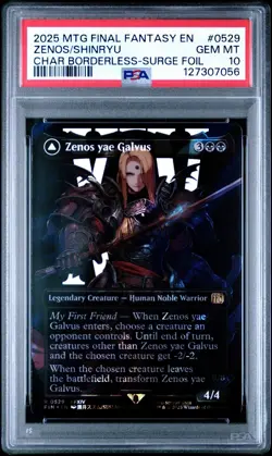 2025 MTG Final Fantasy Zenos Yae Galvus Shinryu (Surge Foil) 529 PSA 10 - Image 1