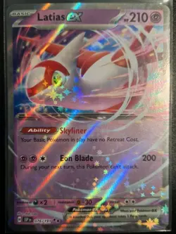 Latias ex 076/191 Double Rare Surging Sparks SSP Pokemon TCG NM FREE SHIPPING - Image 1