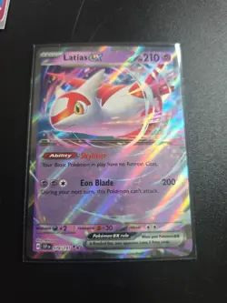 Pokemon TCG Surging Sparks Latias EX Card 076/191 NM/Mint - Image 1