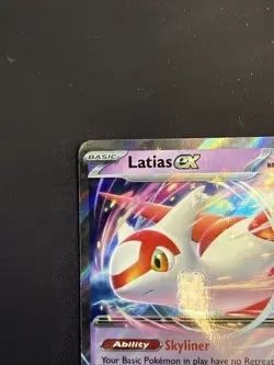 Pokemon TCG Surging Sparks Latias EX Double Rare Holo Card 076/191 NM Condition - Image 3