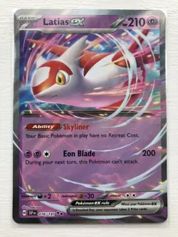 Pokemon TCG - Latias EX 076/191 - Surging Sparks Double Rare - M / NM Condition - Image 1