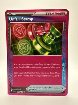 Unfair Stamp 165/167 Sv06: Twilight Masquerade Pokemon TCG - Image 1