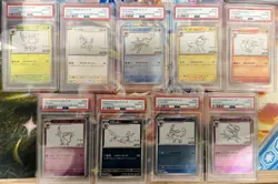 Pokemon PSA 10 Yu Nagaba Eeveelutions Japanese Exclusive Set - Image 1