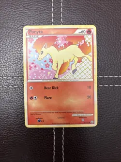 Pokemon TCG - Ponyta - 72/102 - HGSS Triumphant - LP Common (2010) - Image 1
