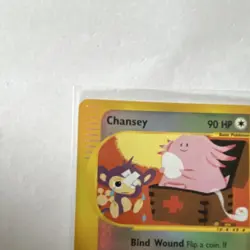 Pokemon Chansey Expedition Base Set Reverse Holo Uncommon 072/165 90 HP 2002 - Image 3