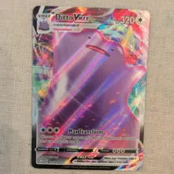 Pokemon TCG Ditto VMAX 051/072 Shining Fates Ultra Rare Full Art Near Mint - Image 1