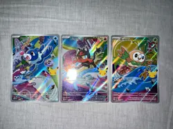 Pokemon First Partner Illustration Collection | Gen 7 Starters | Set NM Alola - Image 2