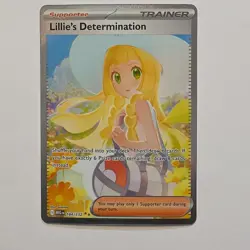 Pokemon Lillie's Determination 184/132 Me01: Mega Evolution Full Art Holo - Image 1