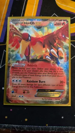 Ho-Oh EX 22/124 Holo EX Rare Dragons Exalted Pokemon NM - Image 1