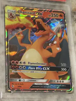 2019 Pokemon Charizard GX 9/68 Hidden Fates Holo Ultra Rare PSA 9 - Image 2
