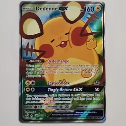 Dedenne GX 195a/214 - Pokemon Unbroken Bonds - Alt Art - Ultra Rare NM - Image 1