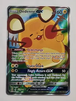 Dedenne GX 195a/214 - Pokemon Unbroken Bonds - Alt Art - Ultra Rare NM - Image 3