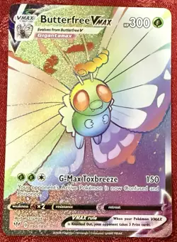 Butterfree VMAX 2020 Pokemon Sword & Shield Darkness Ablaze #190/189 Secret Rare - Image 1