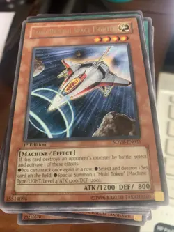 Lord British Space Fighter - SOVR-EN035 - Rare - 1st Edition YuGiOh - Image 1