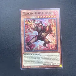 Yu-Gi-Oh! TCG Maze of Muertos - Masked HERO Furnace MZMU-EN015 Super Rare - Image 1