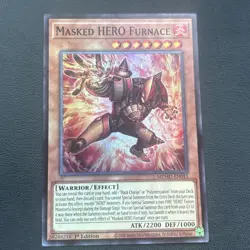 Yu-Gi-Oh! TCG Maze of Muertos - Masked HERO Furnace MZMU-EN015 Super Rare - Image 2