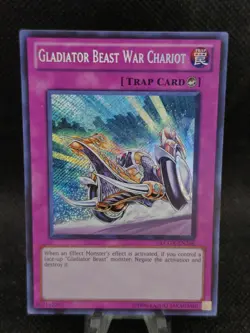 Gladiator Beast War Chariot (LCGX-EN266) Unlimited Edition - Secret Rare - NM - Image 1