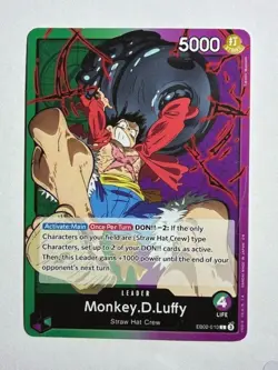 Monkey.D.Luffy (010) EB02-010 Extra Booster: Anime 25th Collection One Piece LP - Image 1