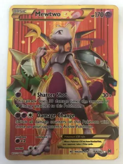 Mewtwo EX 164/162 XY Breakthrough Secret Rare Full Art Holo Pokemon TCG - Image 1