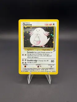 Chansey 3/130 Base Set 2 - Holo Pokemon Card - NM - Image 1