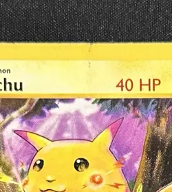 Red Cheeks Pikachu Base Set Shadowless, Common Card 58/102, 1999 - Image 4